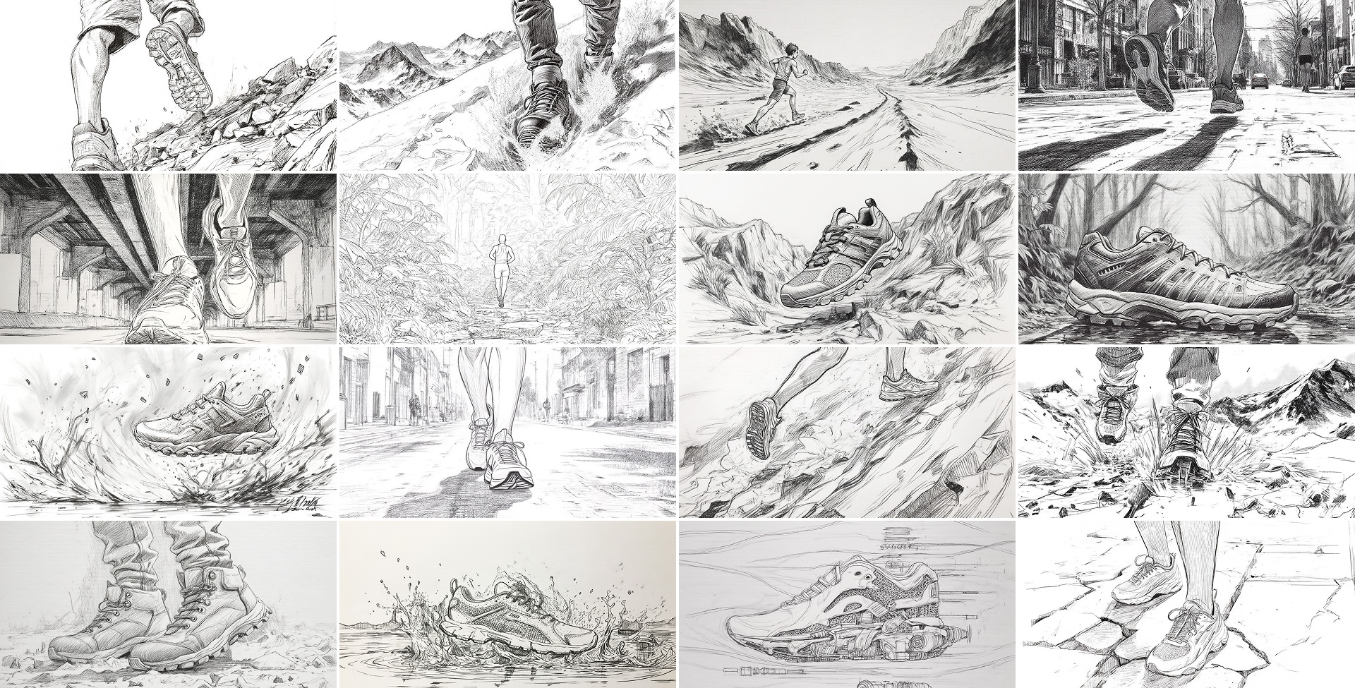Storyboard sketches